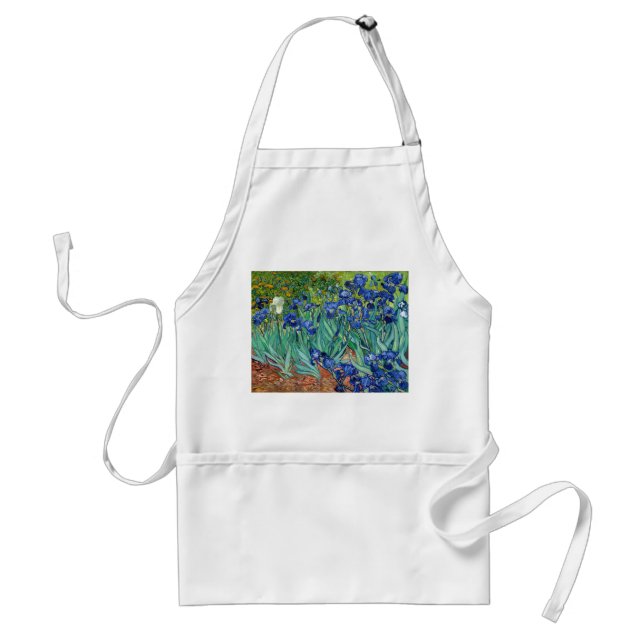 Tablier Irises Vincent van Gogh Peinture Apron (Devant)