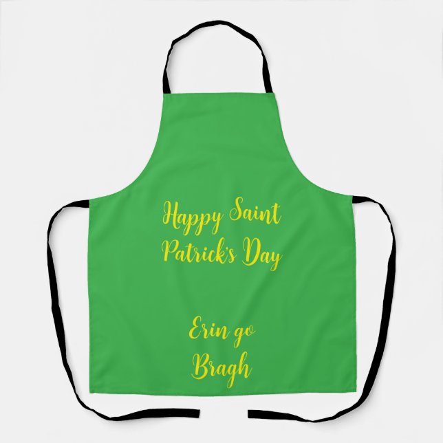 Tablier Irish Apron Saint Patrick's Day (Recto)