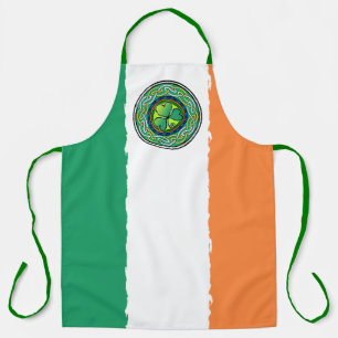 Tablier Irish shamrock