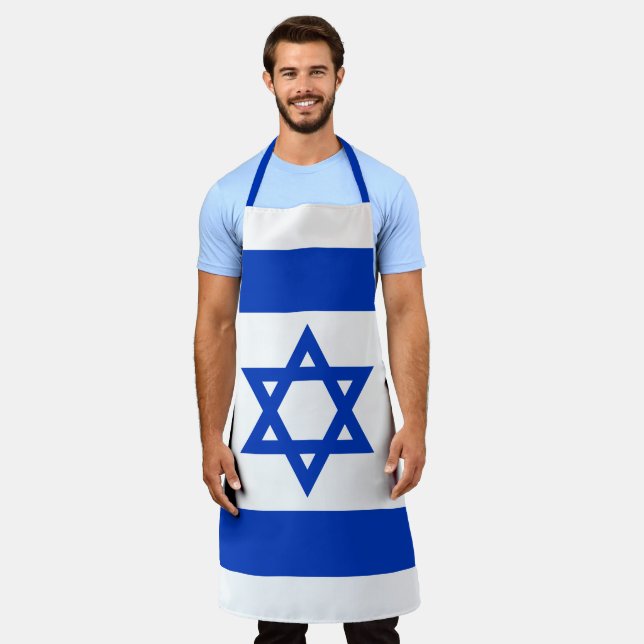 Tablier Israël drapeau patriotique moderne (Porté)