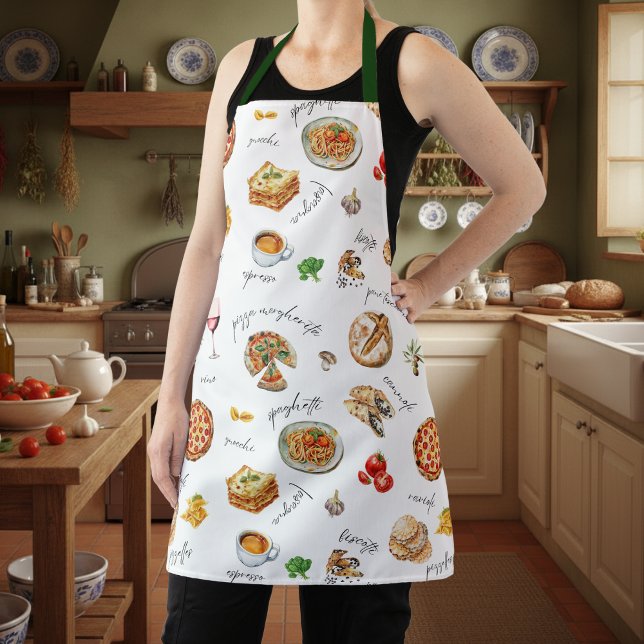Tablier Italy Fun Food Chef Colorful (Créateur téléchargé)