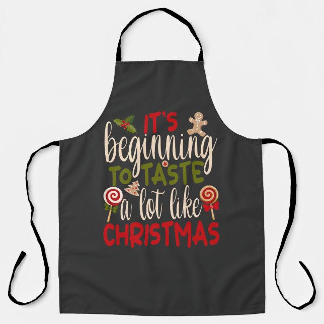 Tablier It's Beginning To Taste A Lot Like Christmas (Recto)