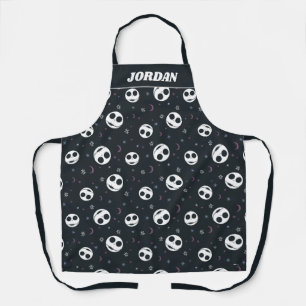 Tablier Jack Skellington Head & Stars Pattern