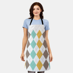 Tablier Jacquard Tartan Scottish Diamond motif