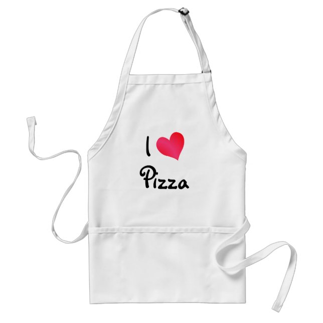 Tablier J'adore la pizza (Devant)