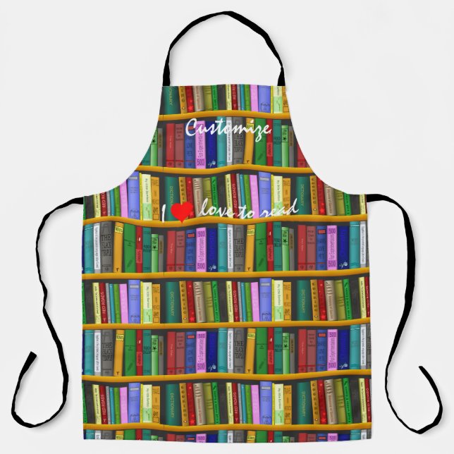 Tablier J'adore lire Livres Thunder_Cove (Recto)