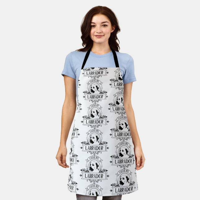 Tablier J'adore My Labrador Apron (Porté)