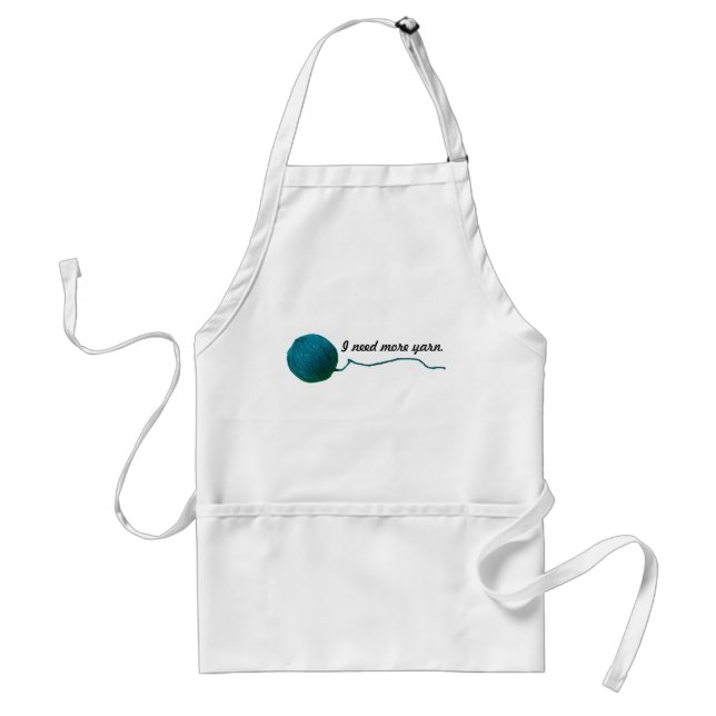 Tablier J'Ai Besoin De Plus De Fils ・ Knit Crochet Artisan (Devant)