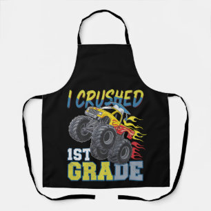 Tablier J'ai broyé 1ère année Monster Camion Funny Graduat