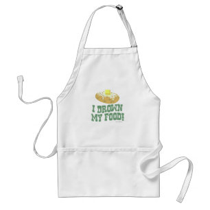 Tablier J'Ai Noyé Ma Nourriture Épic Pomme De Terre Fun Di