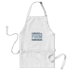 Tablier J'ai survécu à un purim farbrengen
