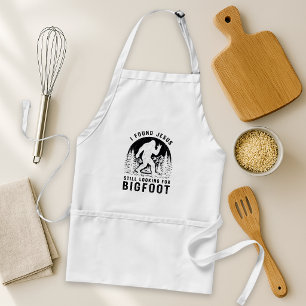 Tablier J'ai trouvé Jésus mais je cherche toujours Bigfoot