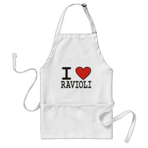 Tablier J'aime des ravioli