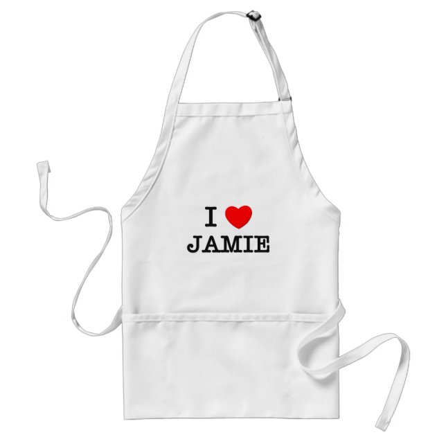 Tablier J'aime Jamie (Devant)