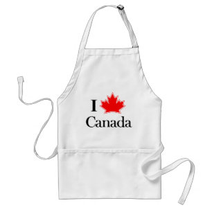TABLIER J'AIME LE CANADA APRON