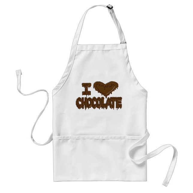 Tablier J'aime le chocolat (Devant)