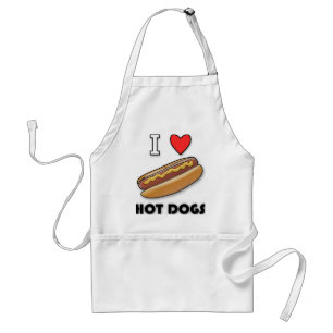 Tablier J'aime les hot-dogs
