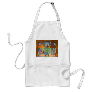 Tablier J'AIME Los Angeles belle Orange Sunset APRON