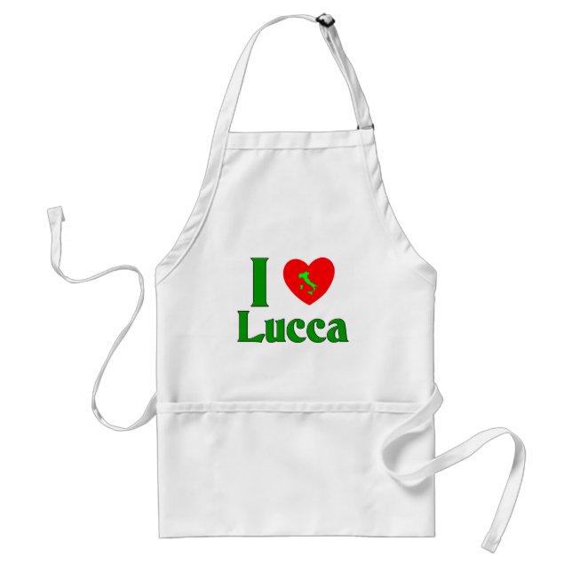 Tablier J'aime Lucques Italie (Devant)