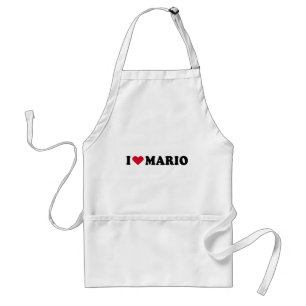 TABLIER J'AIME MARIO