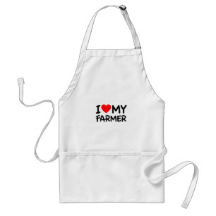 Tablier J'aime mon fermier