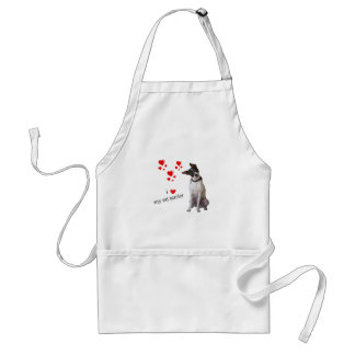 Tablier J'aime mon Rat terrier