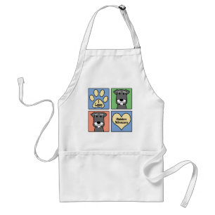 Tablier J'aime mon Schnauzer miniature