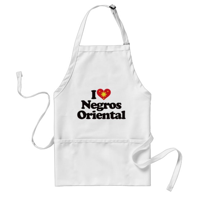 Tablier J'aime Negros Oriental (Devant)