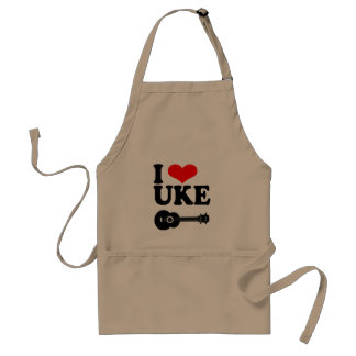 Tablier J'aime Uke Ukulele Apron