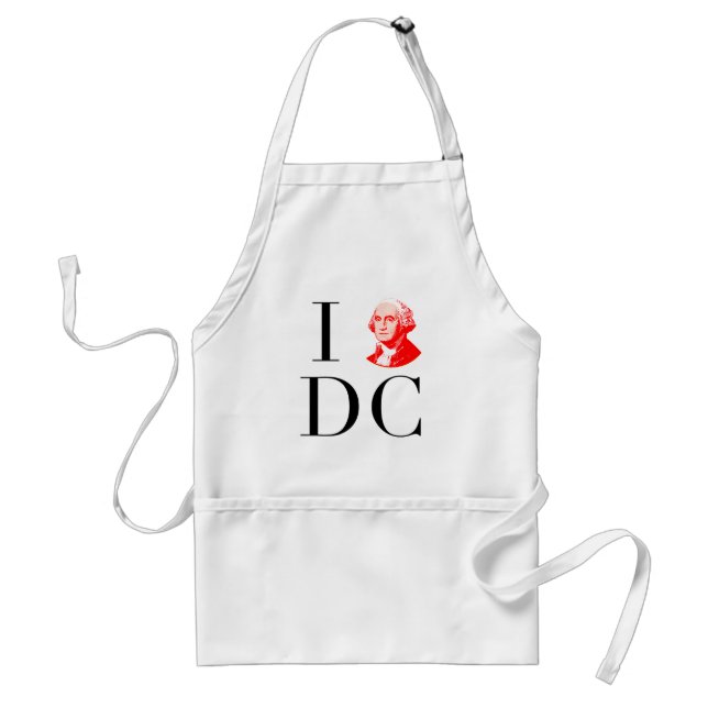 Tablier J'aime (Washington) le C.C (Devant)