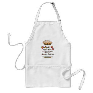 Tablier Jane Austen Apple Pie Happiness Citation