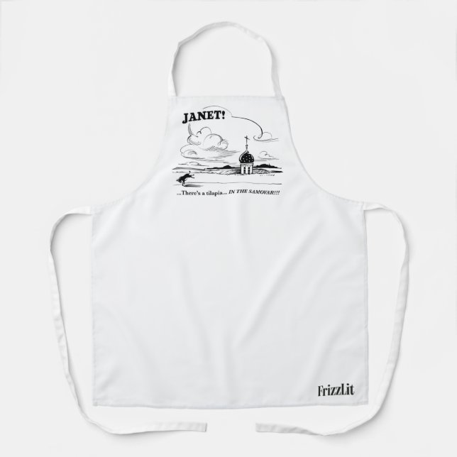 Tablier Janet Tilapia Samovar Mashup Apron (Recto)