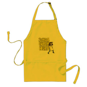 Tablier Jardin d'école Héros Jour apron avec dîne Lady