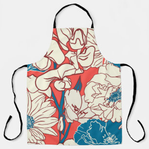 Tablier Jardin Floral Élégant : Conception Vintage et tran