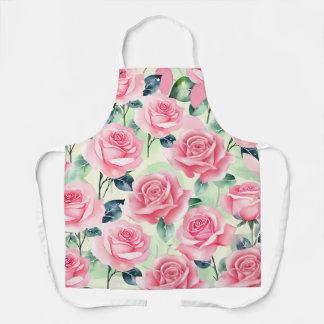 Tablier Jardin rose : Fleur dans le style