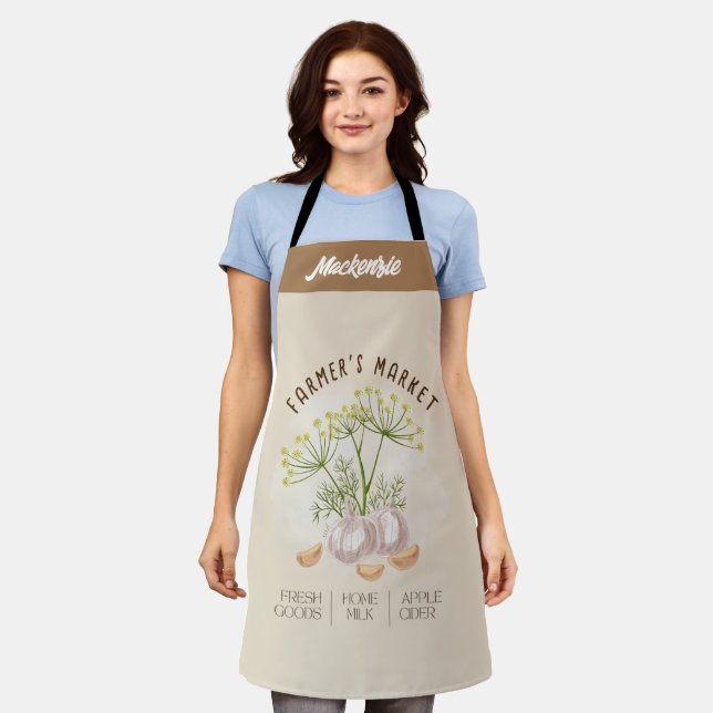 Tablier Jardinage du marché agricole personnalisé (Porté)
