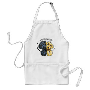 Tablier Jaune noir IAAU de Labradoodles