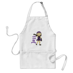 Tablier Jazz Dancer Classe Purple Considérant Costume Dans
