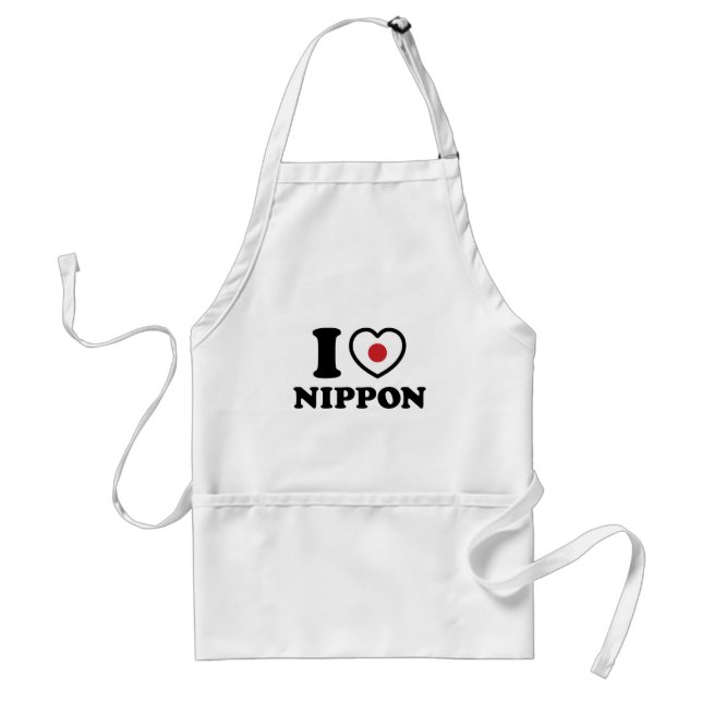 TABLIER JE COEUR [AMOUR] NIPPON (Devant)