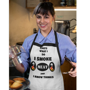 Tablier Je fume de la viande