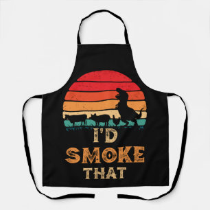 Tablier Je fumerais ce barbecue Vintage de viande grill fu