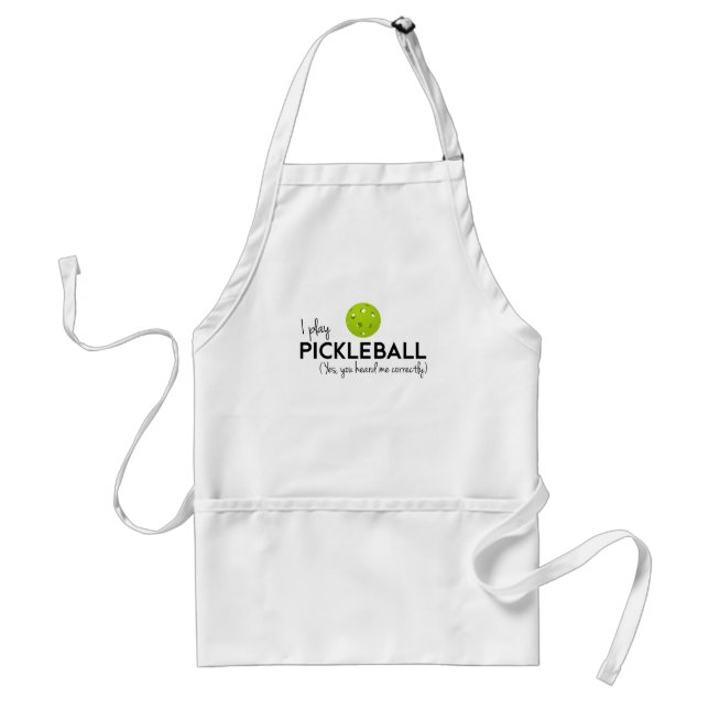 Tablier Je joue Pickleball (Devant)