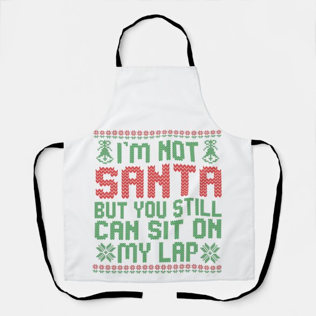 Tablier Je ne suis pas Père Noël, mais vous pouvez toujour (Recto)
