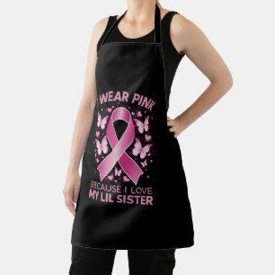 Tablier Je Porte Du Rose Pour Ma Petite Soeur Sensibilisat