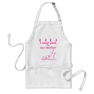 Tablier Je porte le rose pour ma mère