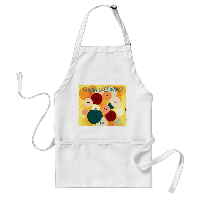 Tablier Je préférerais coudre PB Apron (Devant)