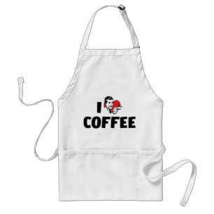 Tablier Je suis amoureux de Heart Coffee - Amateur de café