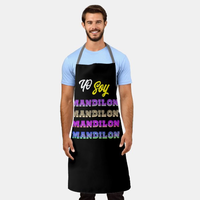 Tablier je suis mandilon  (Porté)