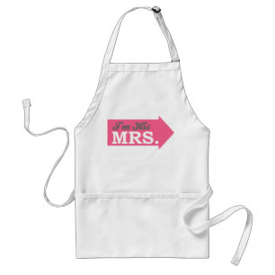 Tablier Je suis sa Mme (la flèche de roses indien)