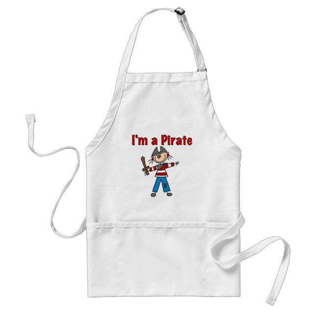 Tablier Je suis un pirate (Devant)